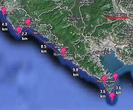 Apartmán Domus Gialla Piano di Follo
